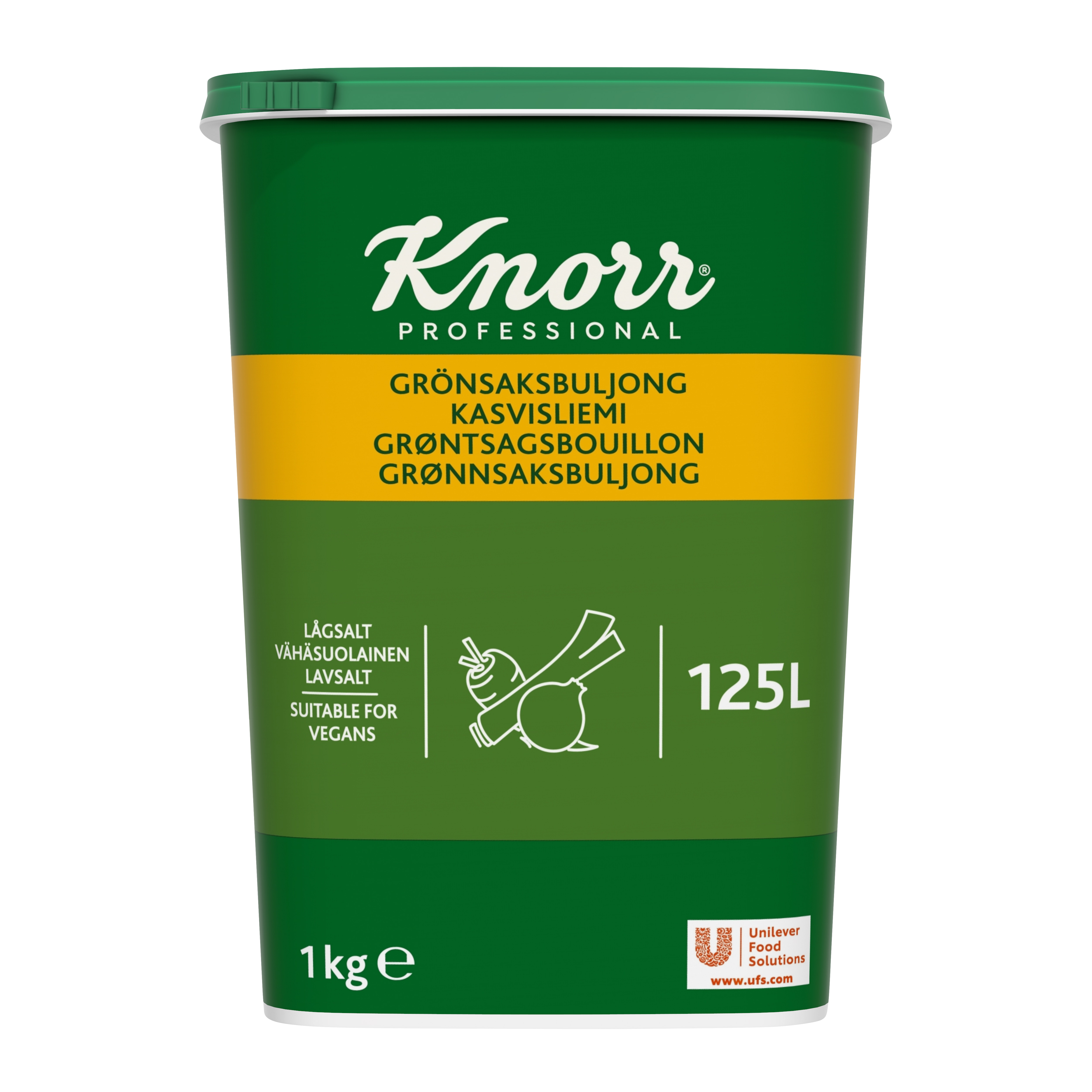 Knorr Grönsaksbuljong lågsalt 3x1kg - 